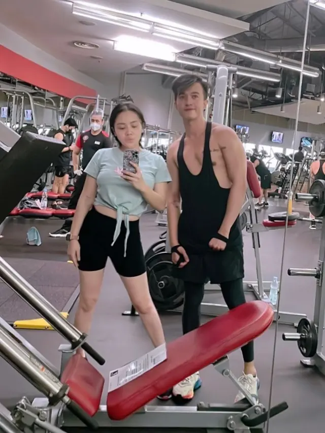 Makin Bugar, Ini 6 Momen Mawar AFI Olahraga Nge-gym