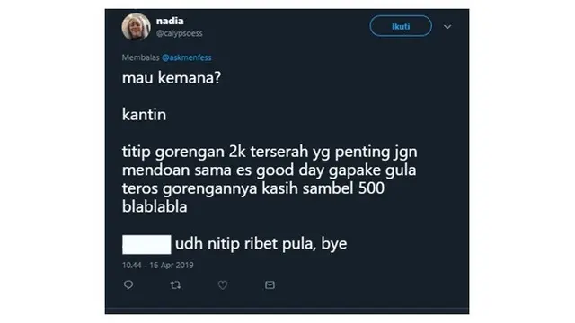 Drama Tentang Budaya Nitip Makanan
