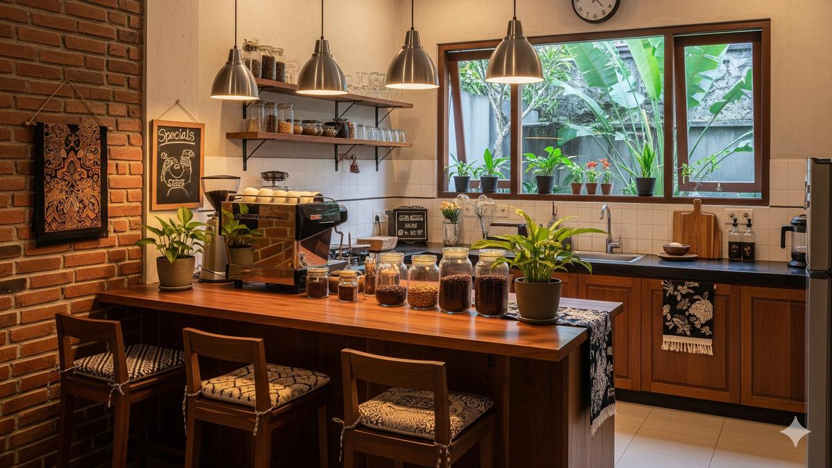 Inspirasi 9 Desain Dapur Ala Cafe Tren 2025, Bikin Suasana Rumah Jadi Estetik