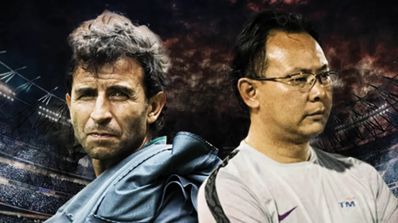 Infografis Adu Cerdik Luis Milla dan Ong Kim Swee