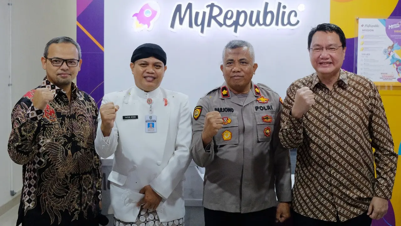 Peresmian kantor cabang MyRepublic di Kota Solo berlokasi di Jl. Hasanudin Nomor 98D, Punggawan, Banjarsari.