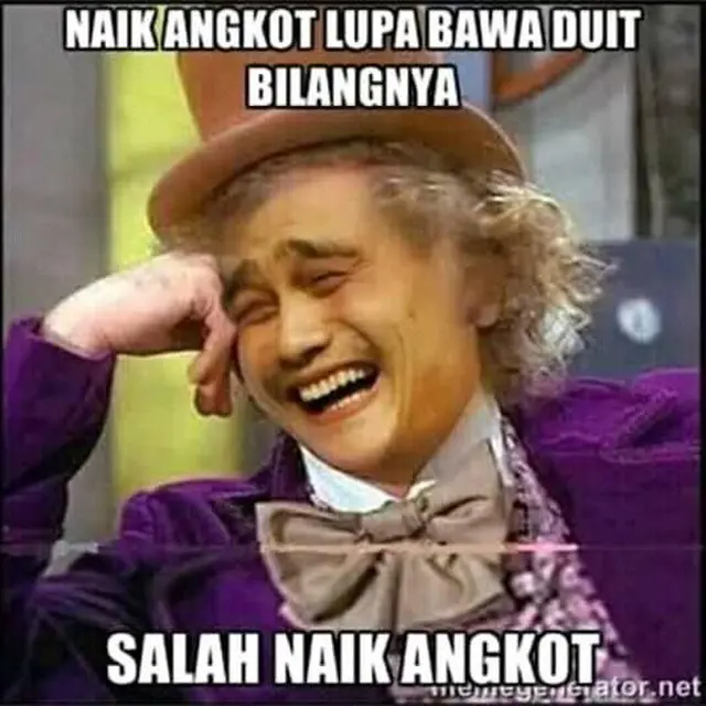 7 Meme Kocak Orang Naik Angkot Ini Bikin Geleng Kepala