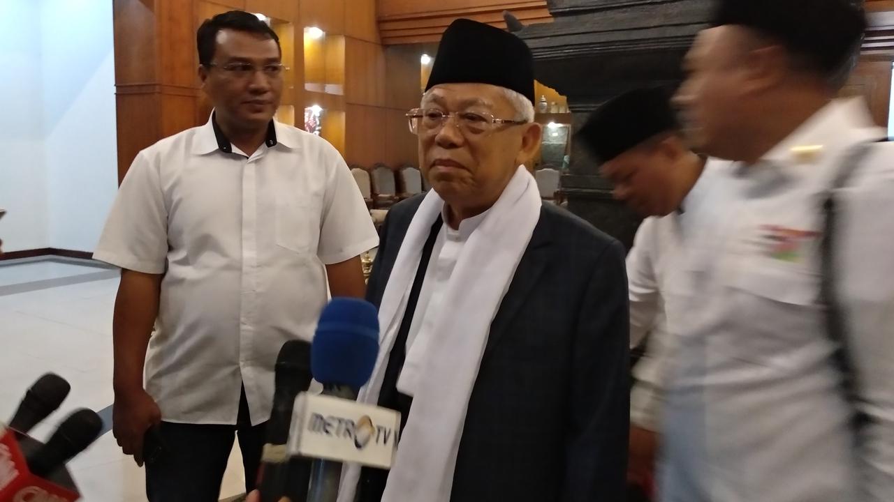 Calon wakil presiden nomor urut 01 Ma'ruf Amin. (Merdeka.com)