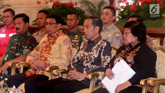 Jokowi Beri Arahan di Rakornas Pengendalian Karhutla 2019