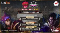 Jadwal Lengkap Playoff ULDS Mobile Legends Bang Bang di Vidio, 23-24 November 2022