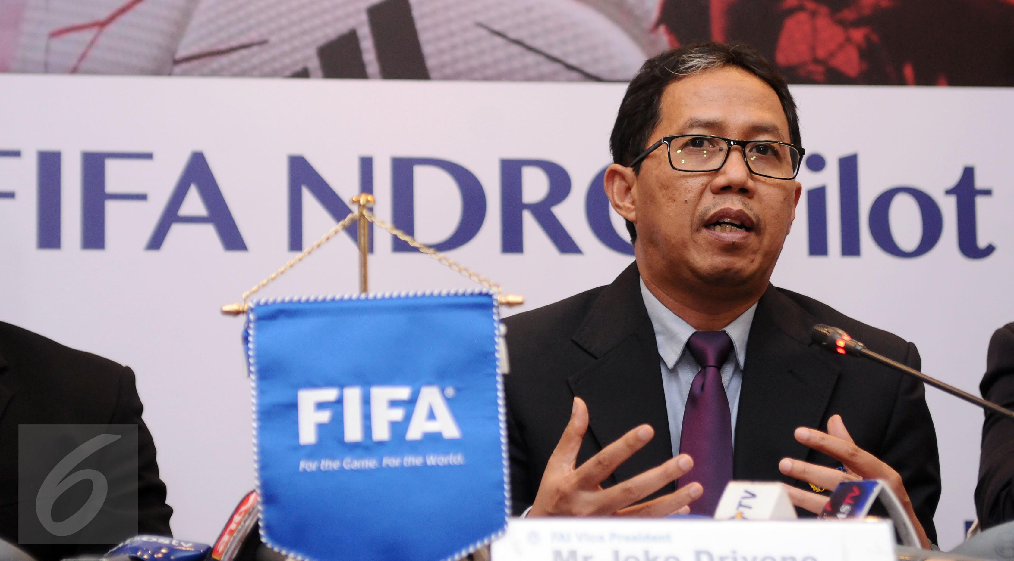 Wakil Ketua Umum PSSI Joko Driyono (Liputan6.com/Helmi Fithriansyah)