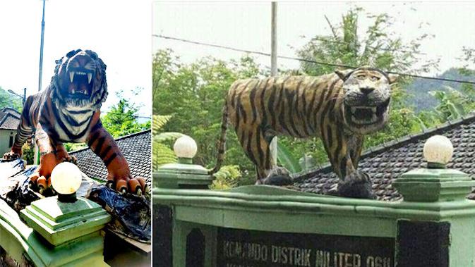 Harimau Garang Gantikan Macan Lucu di Koramil Cisewu Garut - Regional
