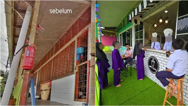 Guru Ini Sulap Ruang Kelas Jadi Tempat Belajar Bertema Kafe, Menginspirasi