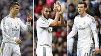 Bale, Ronaldo, Benzema (liputan6.com/bola)