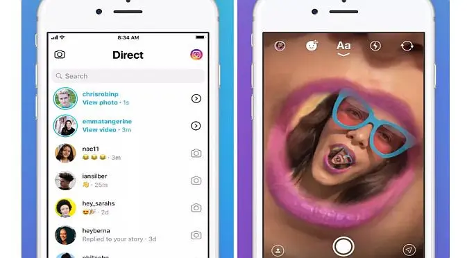 Aplikasi Instagram Direct (Foto:The Verge)