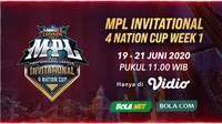 Saksikan MPL Invitational 4 Nation Cup di aplikasi streaming Vidio. (Sumber: Vidio)
