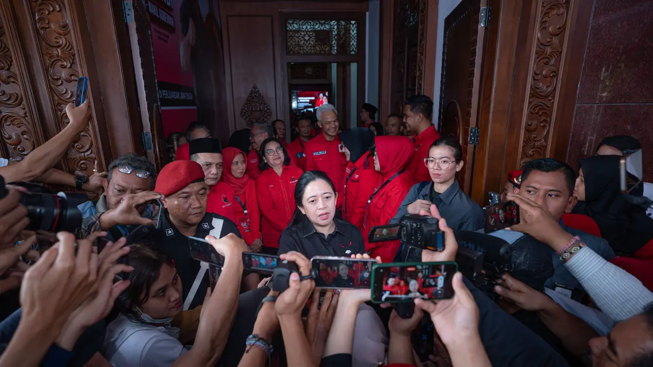 Ketua DPP PDIP Puan Maharani melakukan konsolidasi di DPD PDIP Jawa Tengah untuk memenangkan pilkada di daerah tersebut.