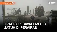 Pesawat Angkatan Laut Meksiko Jatuh di Lepas Pantai Texas, Lima Orang Tewas