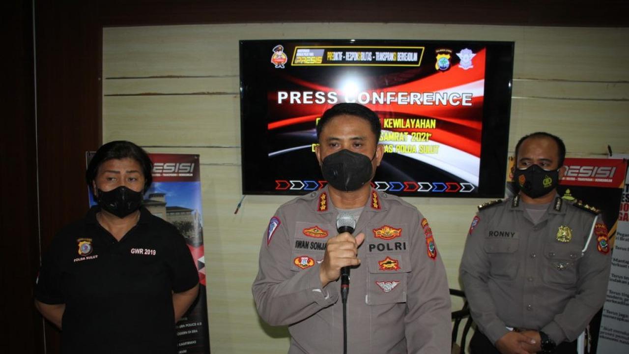 Direktur Lalu Lintas Polda Sulut Kombes Pol Iwan Sonjaya mengungkapkan capaian yang diraih jajarannya dalam operasi tersebut.