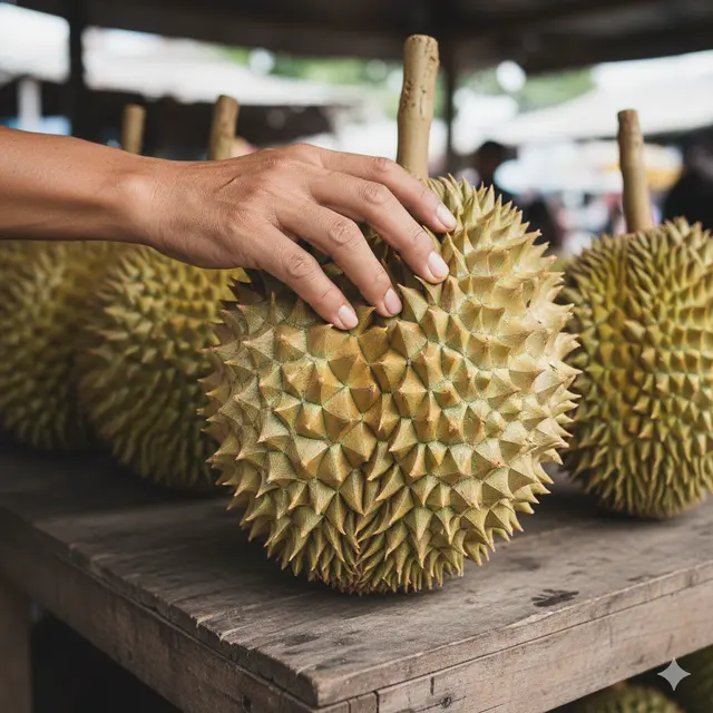 Cara Memilih Durian (Foto: Gemini AI)