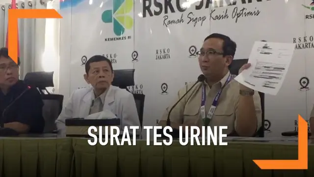 Rumah Sakit Ketergantungan Obat Cibubur Jakarta Timur memberikan penjelasan terkait beredarnya  surat hasil pemeriksaan lab Andi Arief.