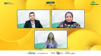 Webinar Pegadaian #PunyaRencana bertemakan "Wujudkan Mimpi dengan Cerdas Investasi" secara live streaming di Vidio, Selasa, 25 Januari 2023.