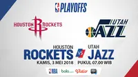 Playoff 2018 Houston Rockets Vs Utah Jazz_Game 2 (Bola.com/Adreanus Titus)