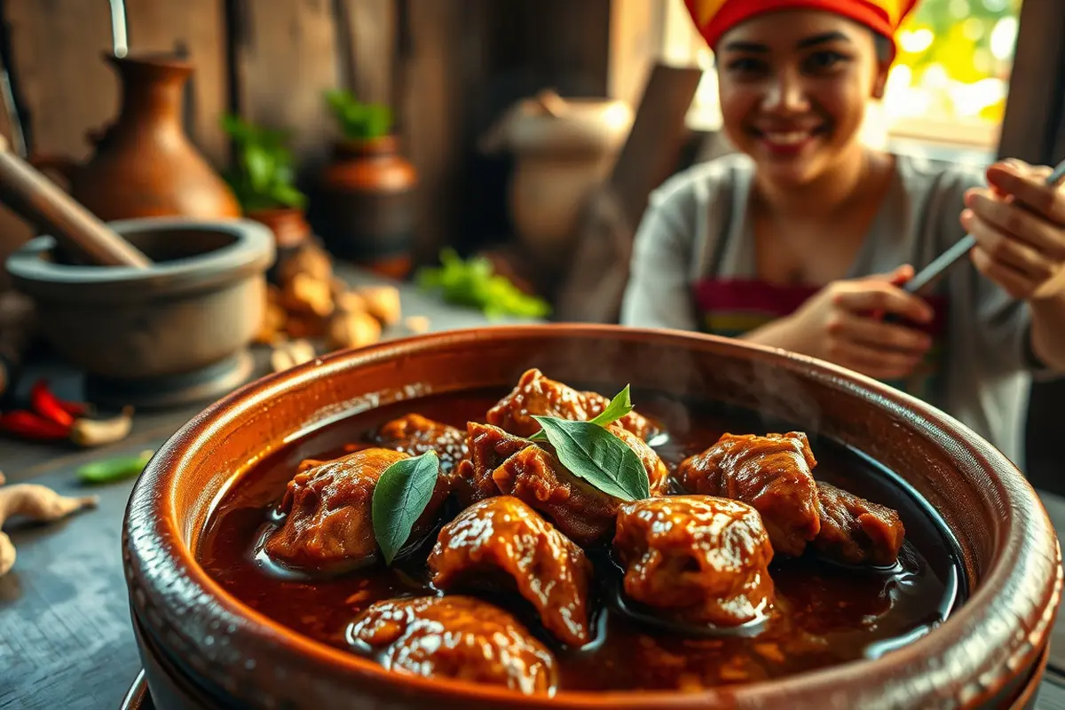 cara membuat rendang ayam