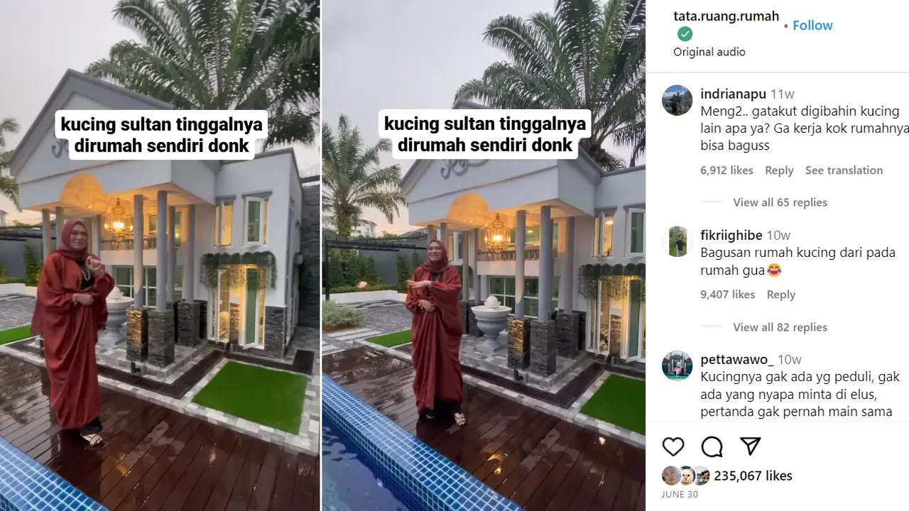 Rumah Kucing Dua Lantai Dan Ber-AC