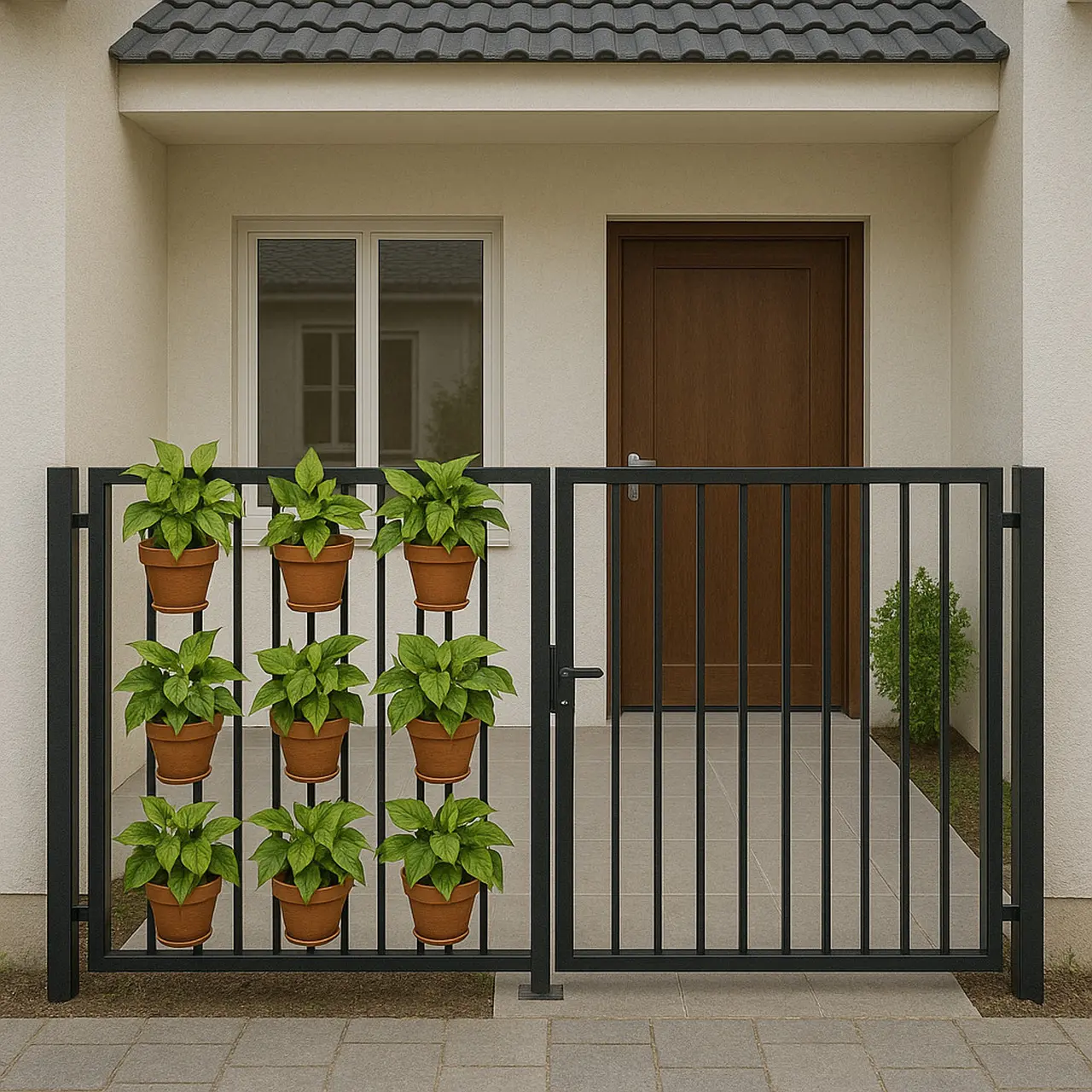 10 Inspirasi Pagar untuk Rumah Minimalis dengan Teras Sempit, Lindungi ...