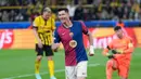 Barcelona memastikan melaju ke semifinal Liga Champions usai menang agregat 5-3 atas Dortmund di perempat final. (AP Photo/Matthias Schrader)