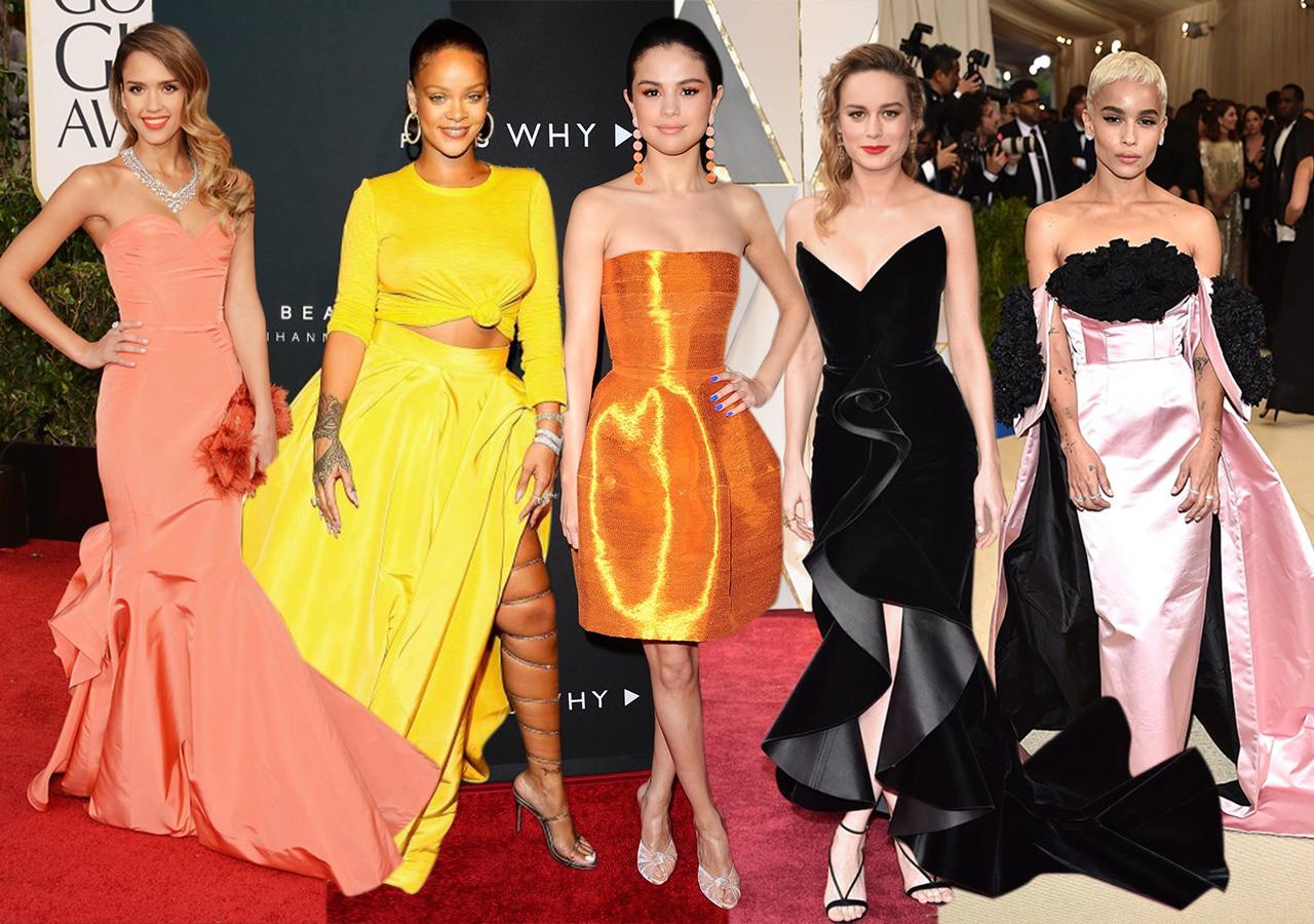 10 Designer Gaun Red Carpet Terfavorit Selebriti Hollywood di 2017