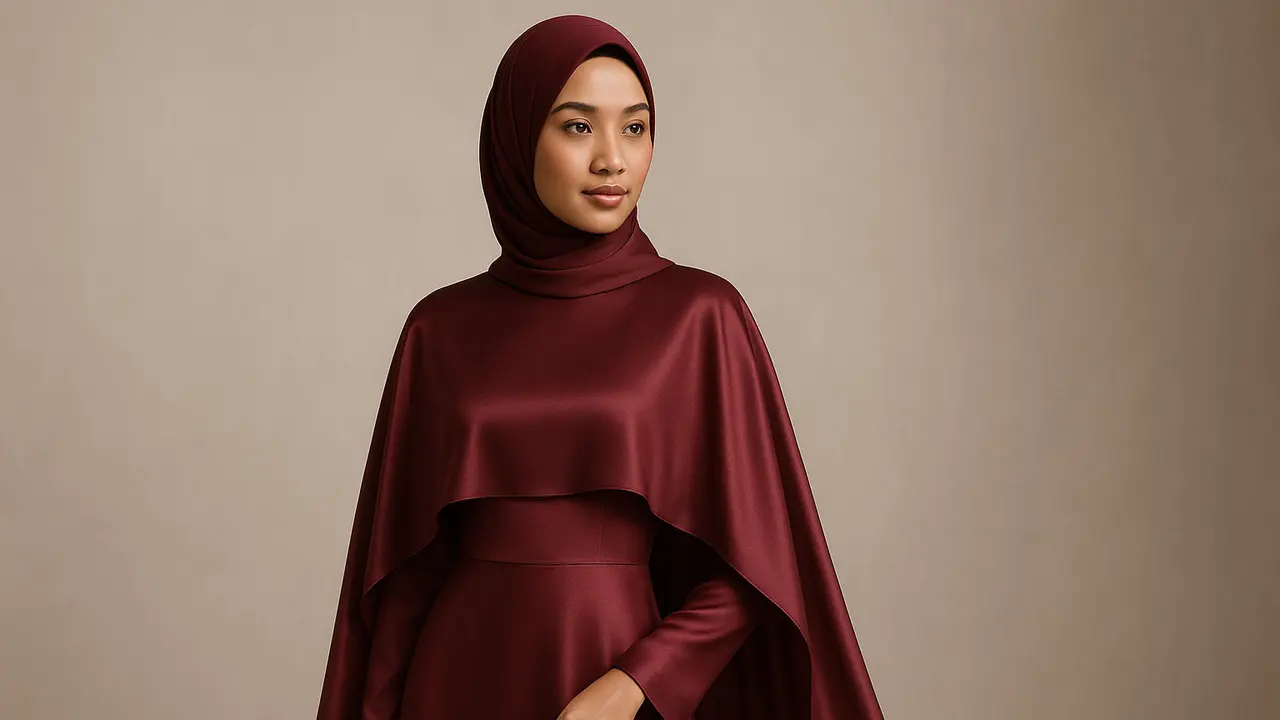 20 Model Baju Pesta Simple Elegan dengan Hijab Terbaru 2025, Tampil Anggun Tanpa Berlebihan