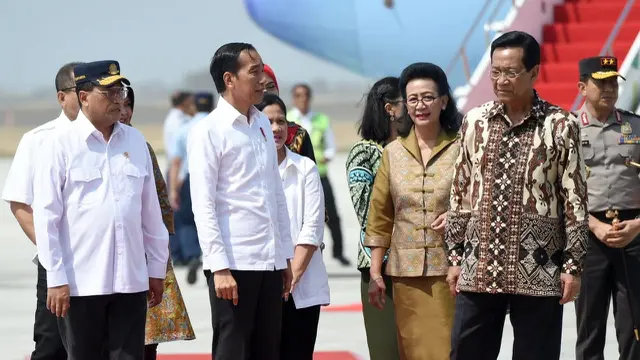 Momen kunjungan Jokowi dan Iriana ke Yogyakarta