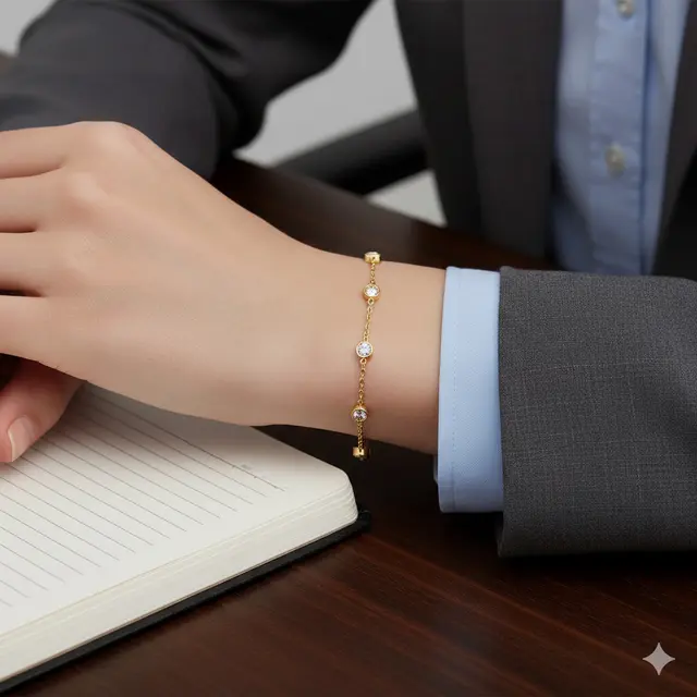 7 Model Gelang Emas Tipis untuk Wanita Karier, Aksesori Simple yang Bikin Gaya Makin Berkelas