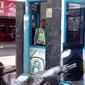 Pos Polisi di Jalan Ahmad Yani, Kabupaten Garut dirusak orang tak dikenal. Foto: (Yandhi Deslatama/Liputan6.com)