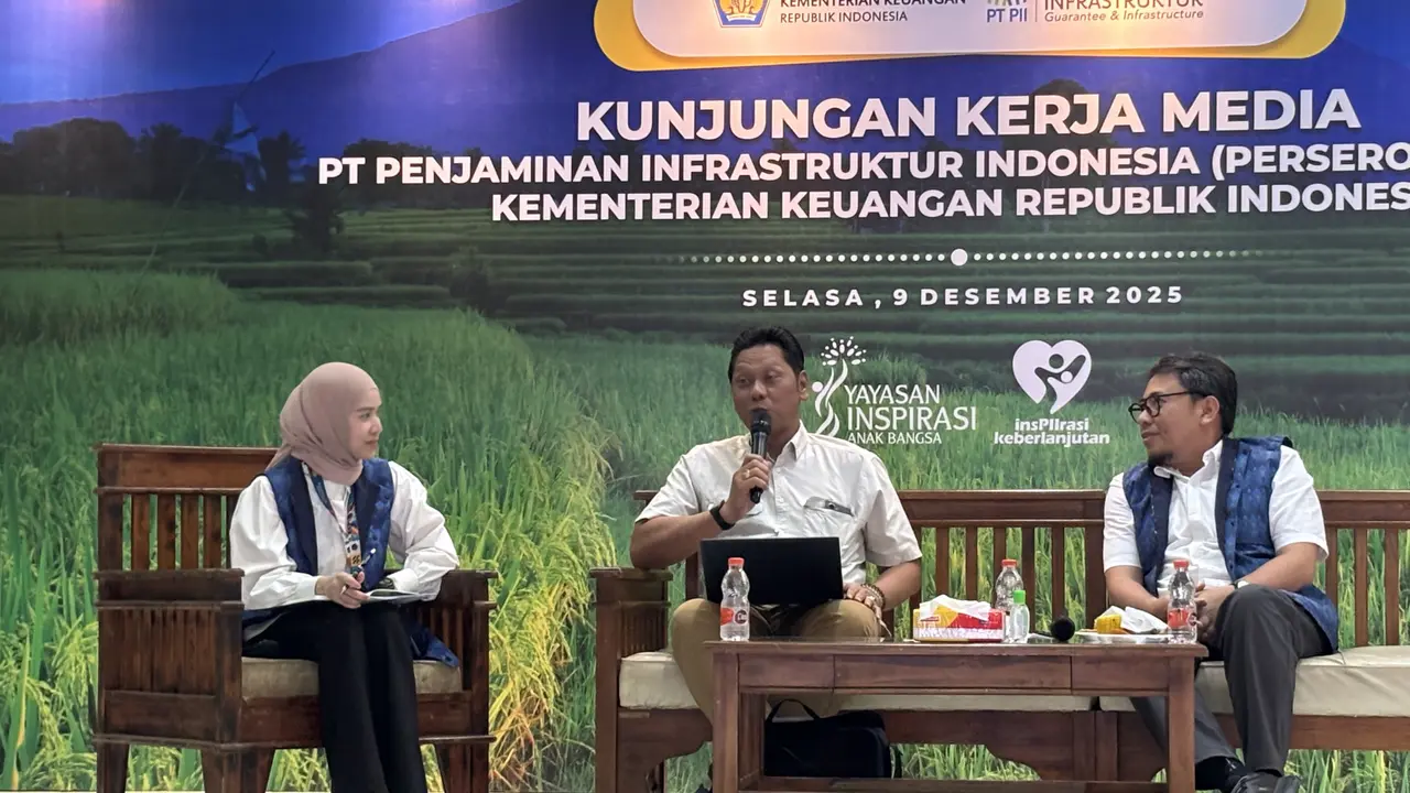 Plt. Direktur Utama PT PII, Andre Permana di Karawang, Jawa Barat, Selasa (9/12/2025). (Liputan6.com/Tira)