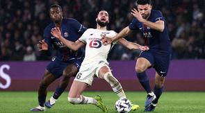Lille harus merasakan kekalahan saat bertandang ke markas Paris Saint-Germain dalam laga lanjutan Liga Prancis 2025/2026 di Parc Des Princes, Paris, Prancis, Jumat (16/01/2026) waktu setempat. (AFP/Anne-Christine Poujoulat)