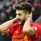 Gelandang Liverpool asal Inggris, Adam Lallana. (AFP/Anthony Devlin)