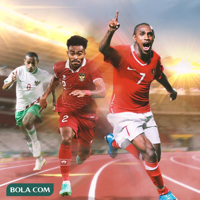 Timnas Indonesia - Pelari Cepat Timnas Indonesia: Elie Aiboy, Yakob Sayuri, Boaz Solossa