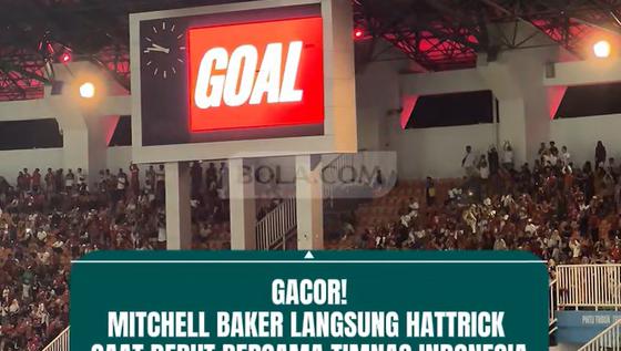 Gacor! Mitchell Baker Langsung Hattrick saat Debut Bersama Timnas Indonesia