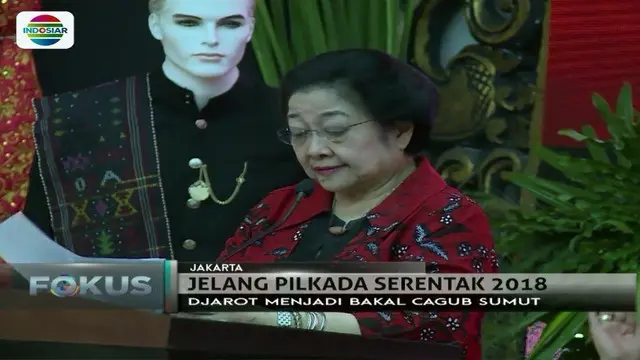 Megawati Resmi Umumkan Djarot Jadi Cagub Sumatera Utara, Siapa Wakilnya?