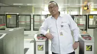 Direktur Keuangan dan Administrasi PT LRT Jakarta Solihin Djaelani. Liputan6.com/Balgo Marbun