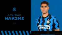 Achraf Hakimi resmi jadi milik Inter Milan. (Dok Inter Milan)