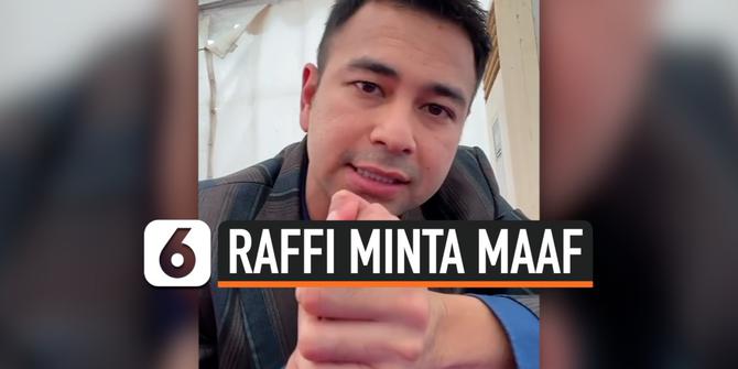 VIDEO: Raffi Ahmad Minta Maaf Soal Foto Berkerumun tanpa Masker Usai Divaksin