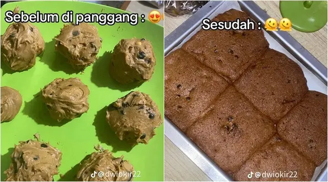 6 Potret sebelum dan sesudah kue Lebaran dipanggang, feel nyesek karena gagalnya tembus layar