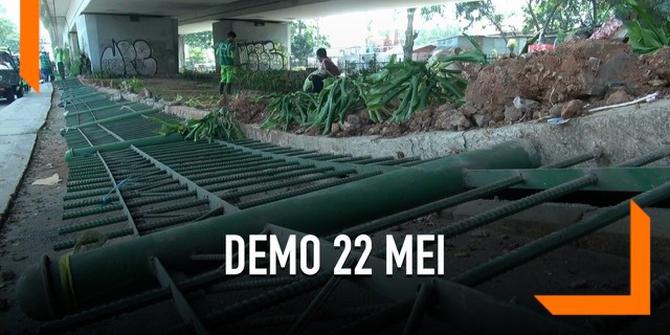 VIDEO: Fasilitas Umum yang Rusak Akibat Demo 22 Mei