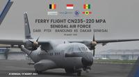 PT Dirgantara Indonesia (PT DI) mengekspor 1 unit pesawat terbang CN235-220 Maritime Patrol Aircraft (MPA). Sumber: kemenkeu.go.id