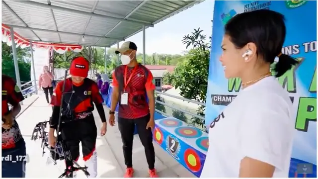 6 Potret Loly Anak Nikita Mirzani Ikut Kejuaraan Panahan Internasional