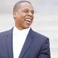Jay-Z menyemangati siswa yang menerima beasiswa darinya. Saat itu dia mengaku bahwa tidak lulus SMA atau pergi kuliah.  (Rap-Up)