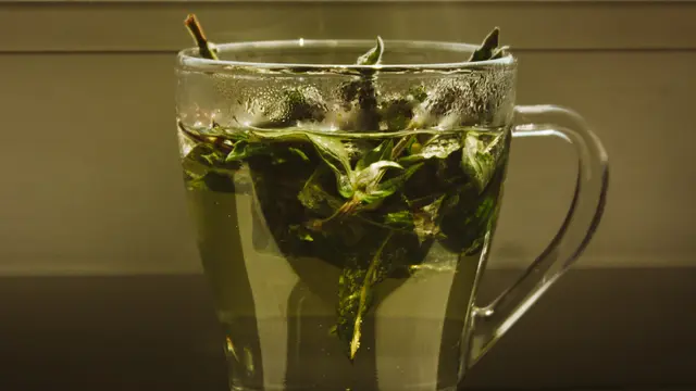 ilustrasi teh hijau sebagai masker/unsplash