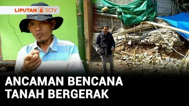 VIDEO: Bencana Tanah Bergerak, Sejumlah Rumah Warga Bekasi Rusak