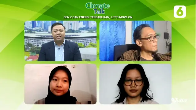 penjelasan Ali AKbar pada segment Liputan6 Climate Talk