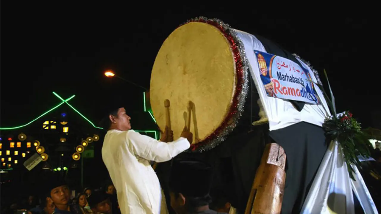 Ribuan Bedug dan Petromak Sambut Ramadhan di Purwakarta