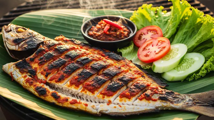 Resep Ikan Bandeng Bakar Bumbu Merah